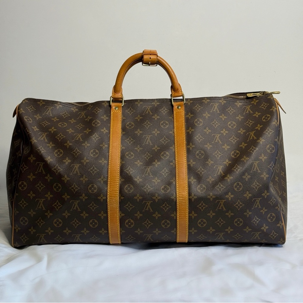 Louis Vuitton Keepall 60 (1987 Vintage Monogram) Duffel Bag - Picture 3 of 11